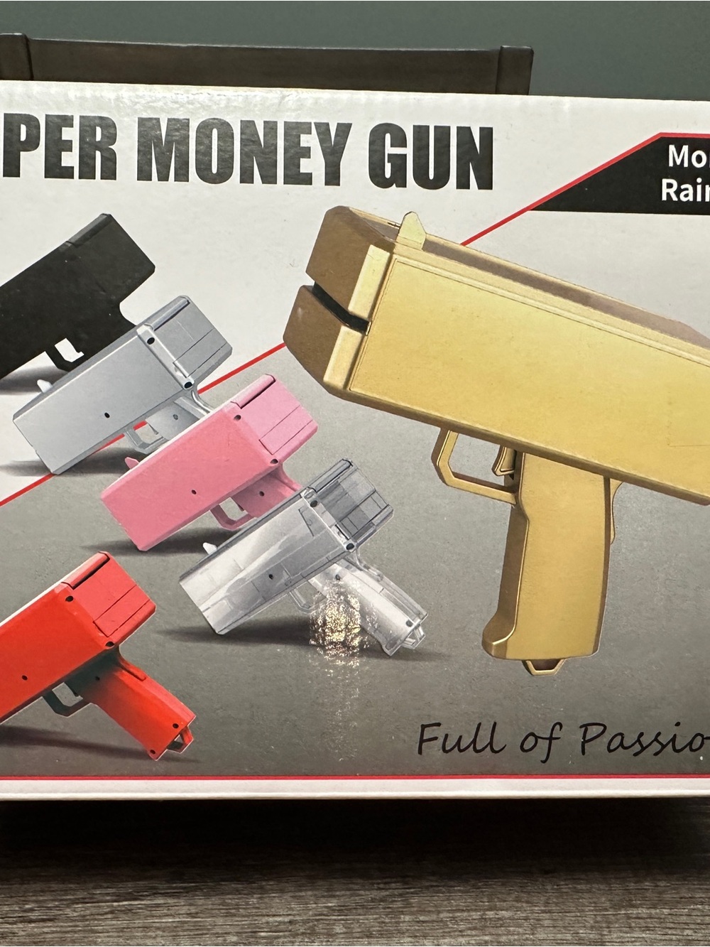 Gold Money Gun – Men Accessories